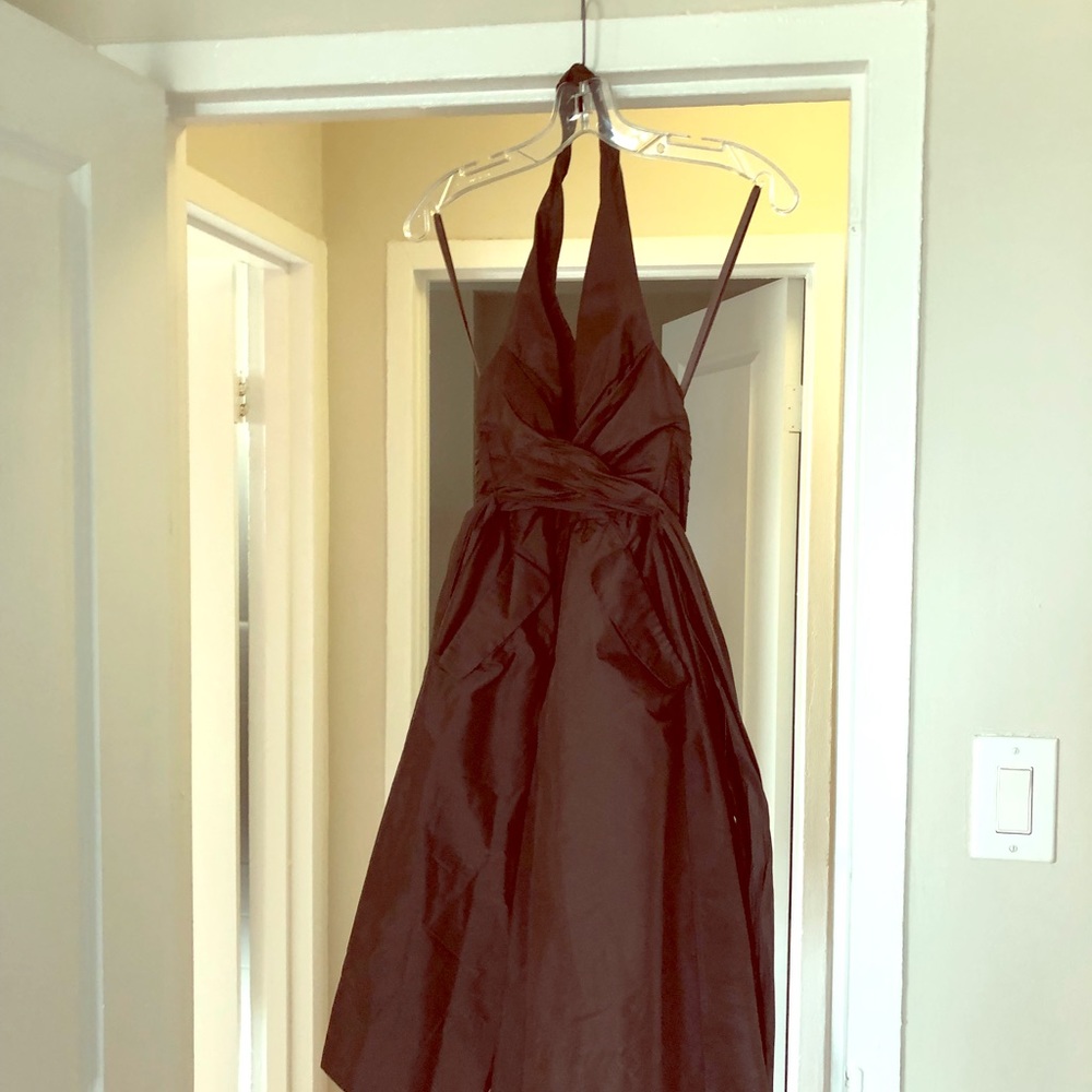Brown Halter Dress by BCBG